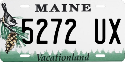 ME license plate 5272UX