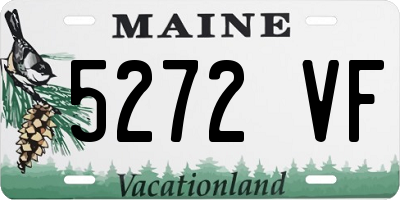 ME license plate 5272VF