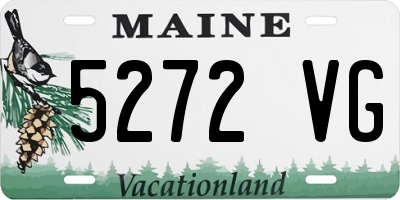 ME license plate 5272VG