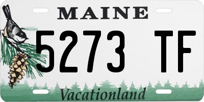 ME license plate 5273TF
