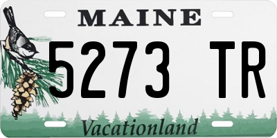 ME license plate 5273TR