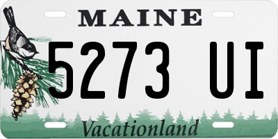 ME license plate 5273UI