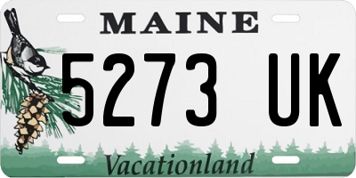 ME license plate 5273UK