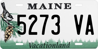ME license plate 5273VA