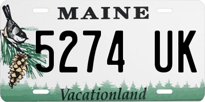 ME license plate 5274UK