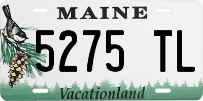 ME license plate 5275TL