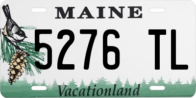 ME license plate 5276TL