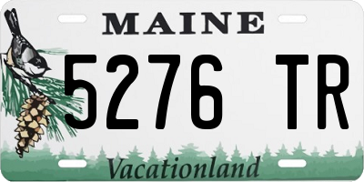 ME license plate 5276TR