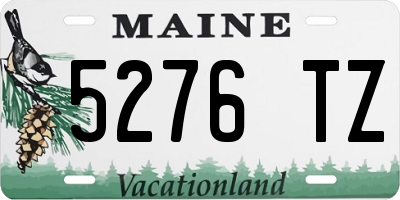 ME license plate 5276TZ