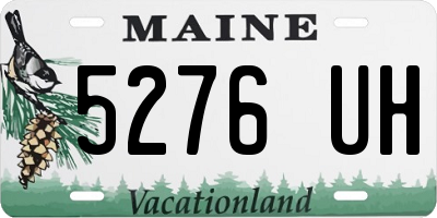 ME license plate 5276UH