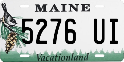 ME license plate 5276UI