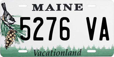 ME license plate 5276VA