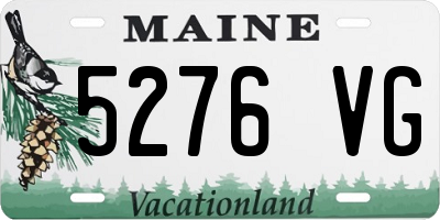 ME license plate 5276VG