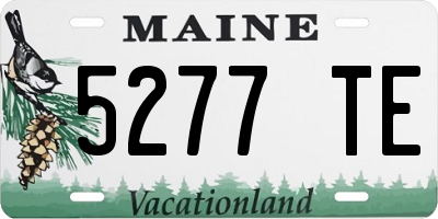 ME license plate 5277TE