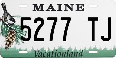 ME license plate 5277TJ