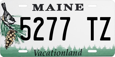 ME license plate 5277TZ