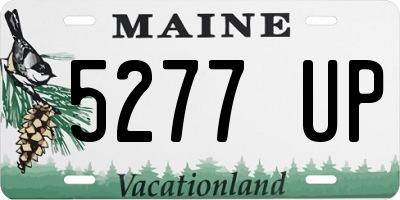 ME license plate 5277UP