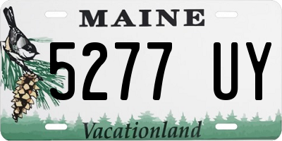 ME license plate 5277UY