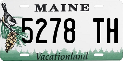 ME license plate 5278TH