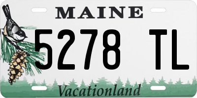 ME license plate 5278TL