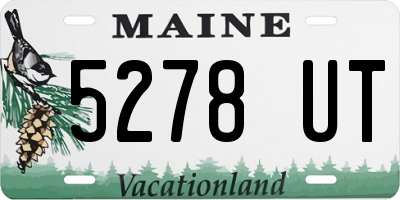ME license plate 5278UT