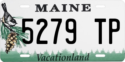 ME license plate 5279TP