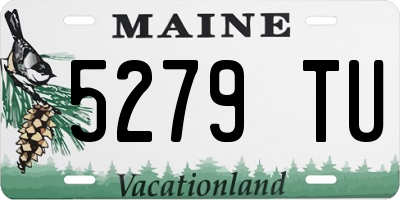 ME license plate 5279TU