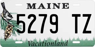 ME license plate 5279TZ