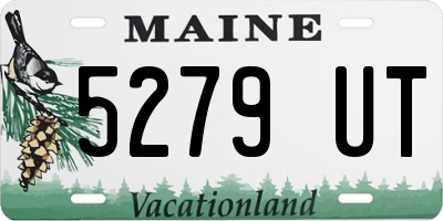 ME license plate 5279UT