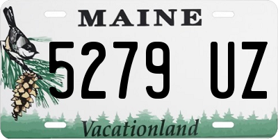 ME license plate 5279UZ