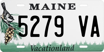 ME license plate 5279VA