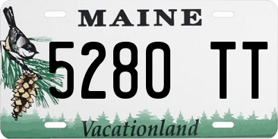ME license plate 5280TT