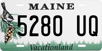 ME license plate 5280UQ