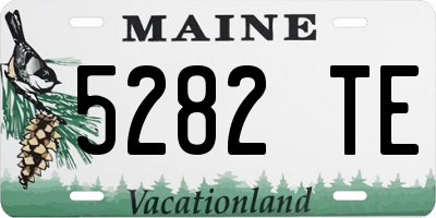 ME license plate 5282TE