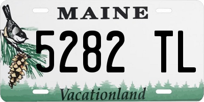 ME license plate 5282TL