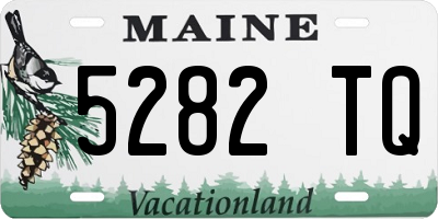 ME license plate 5282TQ