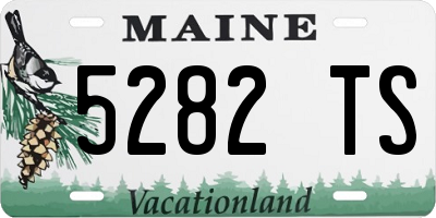ME license plate 5282TS