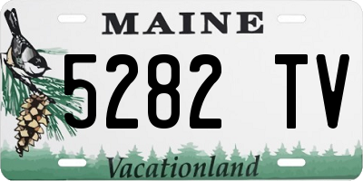 ME license plate 5282TV