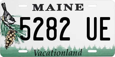 ME license plate 5282UE