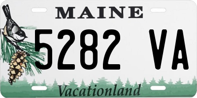 ME license plate 5282VA