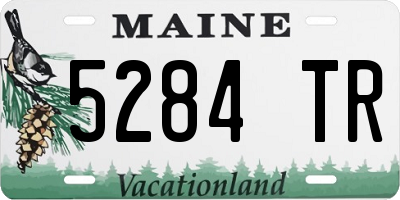 ME license plate 5284TR