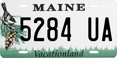 ME license plate 5284UA