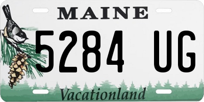 ME license plate 5284UG