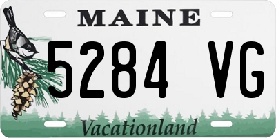 ME license plate 5284VG