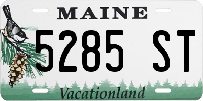 ME license plate 5285ST