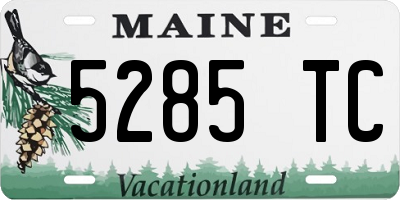 ME license plate 5285TC