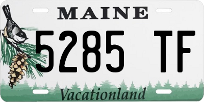 ME license plate 5285TF