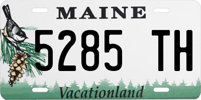 ME license plate 5285TH
