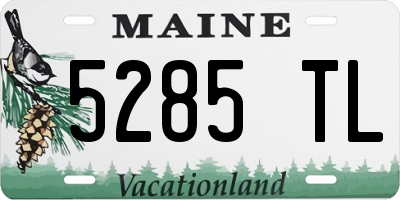 ME license plate 5285TL