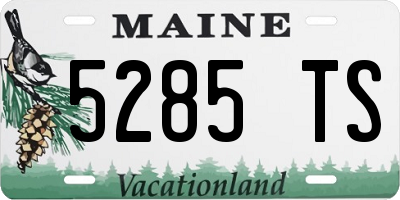 ME license plate 5285TS